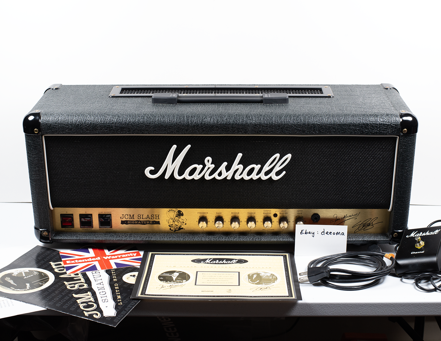 1996 Marshall JCM Slash Signature 2555SL Amp Head